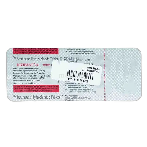 dizibeat 24mg tablet 10's